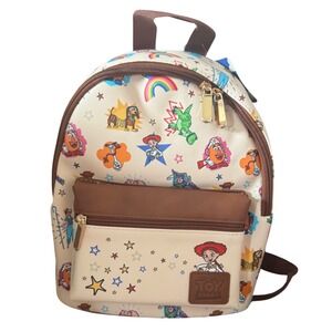 Toy Story Book Backpack Buzz‎ Lightyear Bag Zipper Front Pocket NWT